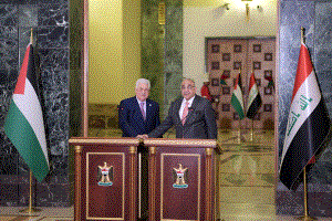 الرئيس: قبور شهداء العراق في فلسطين تشهد على مواقفه الثابتة في دعم شعبنا