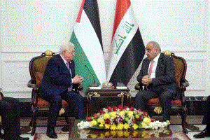 الرئيس يلتقي رئيس الوزراء العراقي