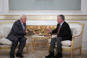 الرئيس يجتمع مع العاهل الأردني