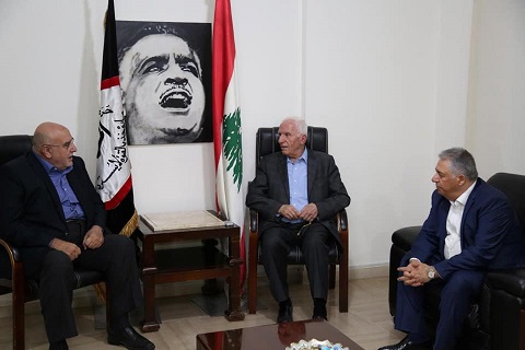 الأحمد يلتقي أمين الهيئة القيادية في حركة الناصريين المستقلين المرابطين