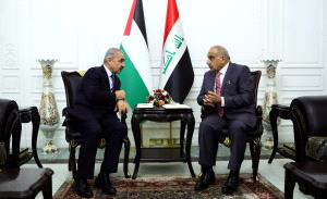 اشتية وعبد المهدي يبحثان افاق التعاون الاقتصادي والاستثماري بين العراق وفلسطين