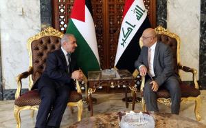 اشتية يصل العراق في زيارة رسمية على رأس وفد وزاري ورجال أعمال