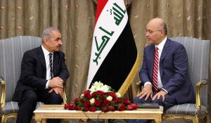 شتية يلتقي الرئيس العراقي: نهوض العراق وتعزيز دوره عنصر قوة لفلسطين