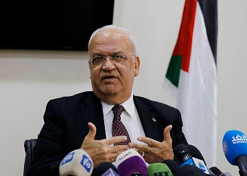 عريقات يبحث مع وزير الخارجية القطري التطورات على الساحة الفلسطينية