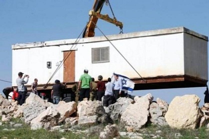 بعد جهود للمقاومة الشعبية: الاحتلال يزيل بؤرة استيطانية شرق نابلس