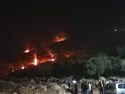 على غرار بيتا: بيت دجن تتبنى أسلوب "الارباك الليلي" في المقاومة الشعبية ضد الاستيطان