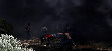 إصابات خلال مواجهات مع الاحتلال في بيتا