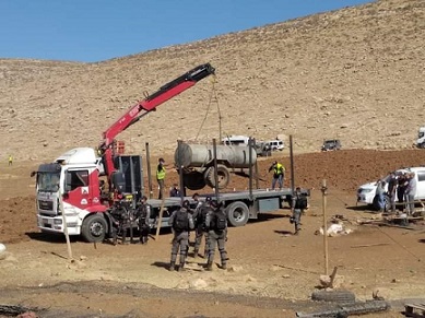 الاحتلال يهدم 11 مسكنا في تجمع "القبون" البدوي شمال رام الله