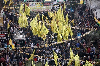 جماهير شعبنا تحيي الذكرى الـ 57 لانطلاقة الثورة الفلسطينية