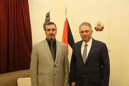 دبور يستقبل السفير الجزائري في لبنان