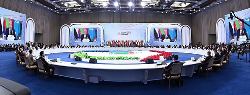 بمشاركة الرئيس: انطلاق قمة مؤتمر "التفاعل وتدابير بناء الثقة في آسيا" في كازاخستان