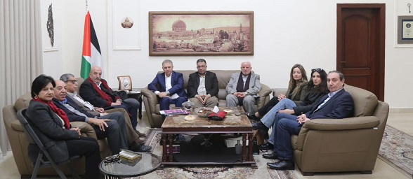 السفير دبور يستقبل ملتقى الحوار اللبناني الفلسطيني