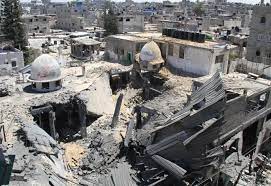 الاحتلال يدمر 6 مساجد و3 مصارف و4 مدارس خلال عدوانه المتواصل على قطاع غزة