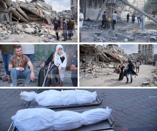 شهداء وجرحى في قصف إسرائيلي استهدف مربعا سكنيا في حي الزيتون