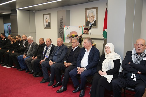 سفارة دولة فلسطين تتقبل التعازي بنائب الامين العام لجبهة التحرير الفلسطينية ناظم اليوسف