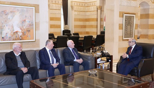 الاحمد يلتقي رئيس الوزراء اللبناني نواف سلام