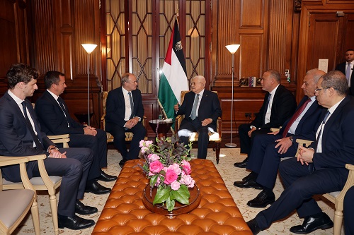 الرئيس يلتقي زعيم الحزب الديمقراطي الليبرالي البريطاني