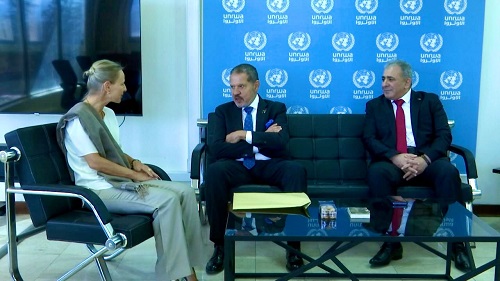 السفير الأسعد: بحثنا مع مديرة الأونروا في لبنان سبل دعم المخيمات الفلسطينية وتنشيط الحركة الاقتصادية