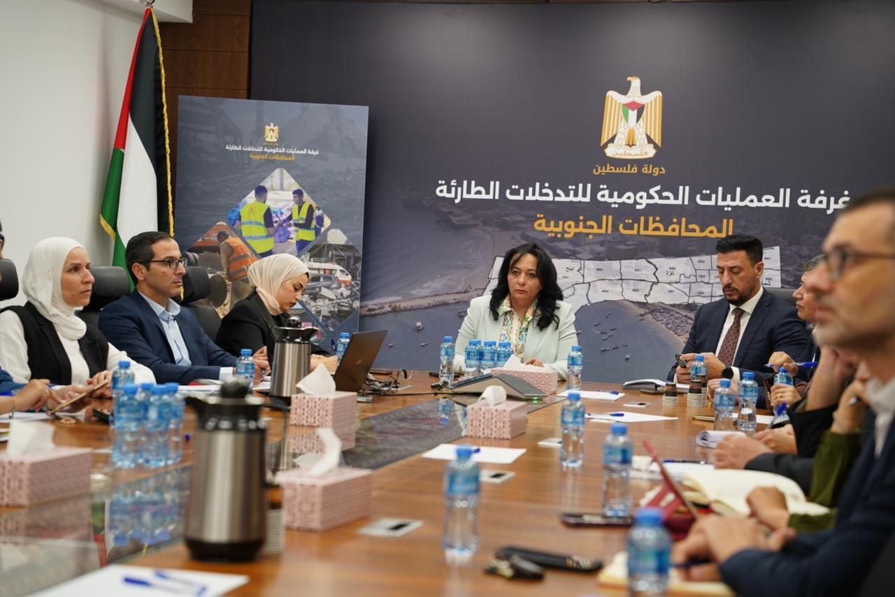 غرفة العمليات الحكومية تبحث جهود الإغاثة والتعافي مع وزيرة الدولة القطرية للتعاون الدولي