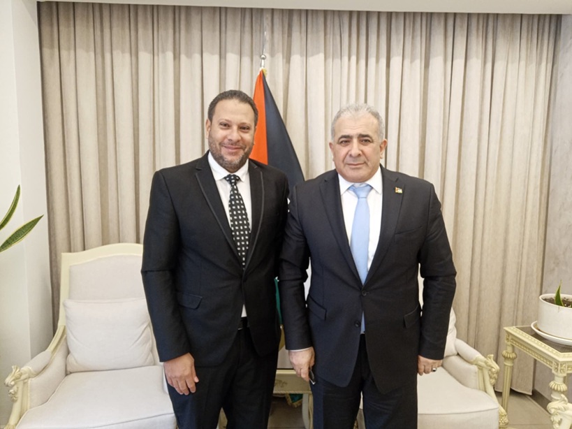 الشاويش يلتقي سفير دولة فلسطين لدى الجمهورية اللبنانية