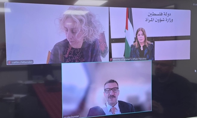 شؤون المرأة والأمم المتحدة تبحثان الأولويات العاجلة لدعم النساء في ظل العدوان