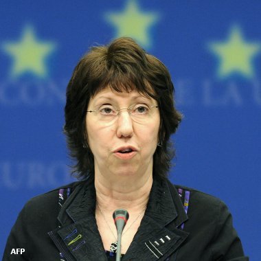 آشتون: الاتحاد الأوروبي ملتزم بتنفيذ كافة تشريعاته في التعامل مع إسرائيل