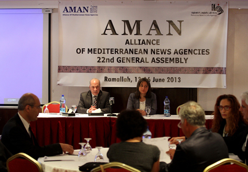 رام الله: انطلاق مؤتمر وكالات أنباء حوض المتوسط 