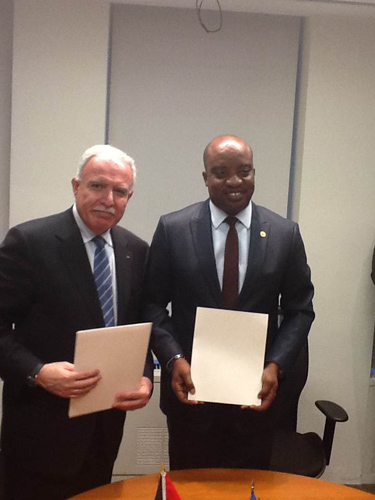 جمهوريتا هايتي وغرينادا تعترفان رسميا بدولة فلسطين