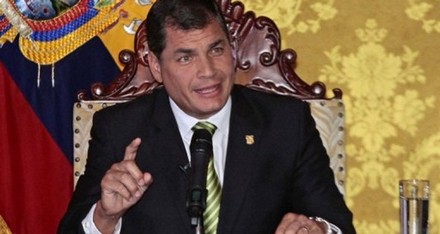 رئيس الاكوادور يلغي زيارته لإسرائيل منددا بعملية 