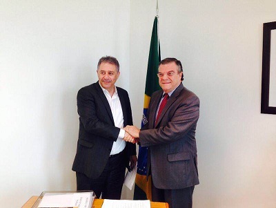 دبور زار سفارة جمهورية البرازيل والتقى ماسوت