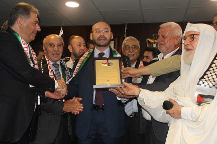 "ملتقى الوفاء لفلسطين" يكرّم سفراء امريكا اللاتينية  في سفارة فلسطين