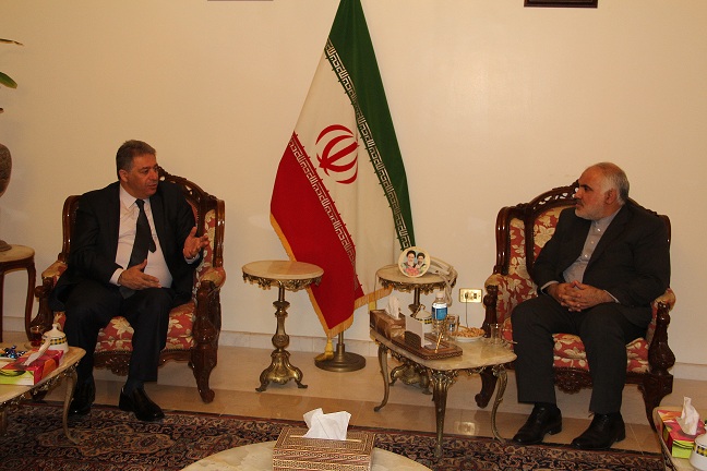 فتحعلي يستقبل السفير الفلسطيني دبور