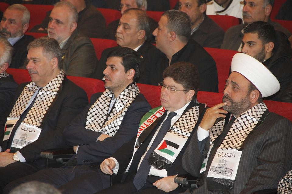 مهرجان سياسي حاشد في بيروت في الذكرى الذهبية الخمسينية لأنطلاقة حركة فتح