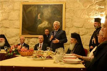 الرئيس: لا نستطيع تصور فلسطين بدون المسيحيين