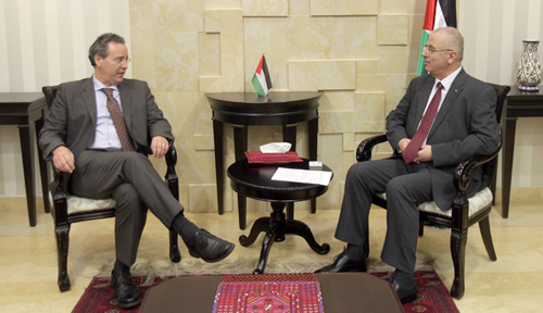 الحمد الله يستقبل الممثل الألماني الجديد لدى فلسطين