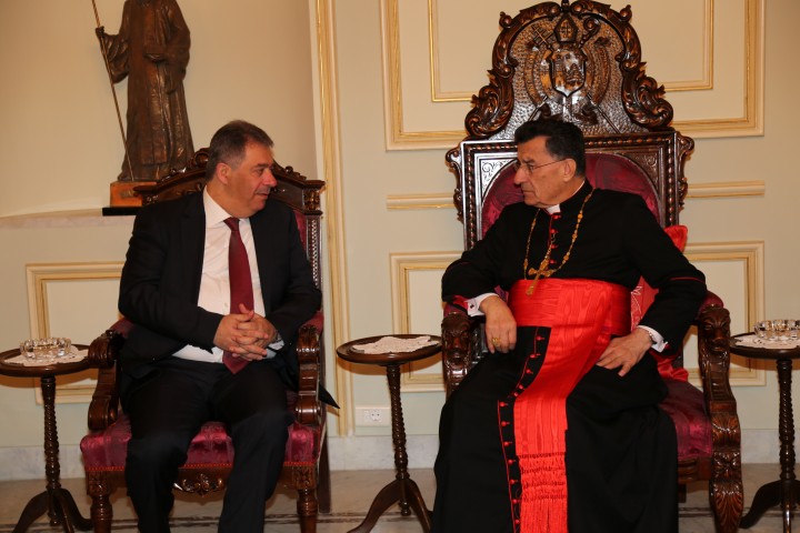 دبور يزور البطريرك الماروني الكاردينال الراعي