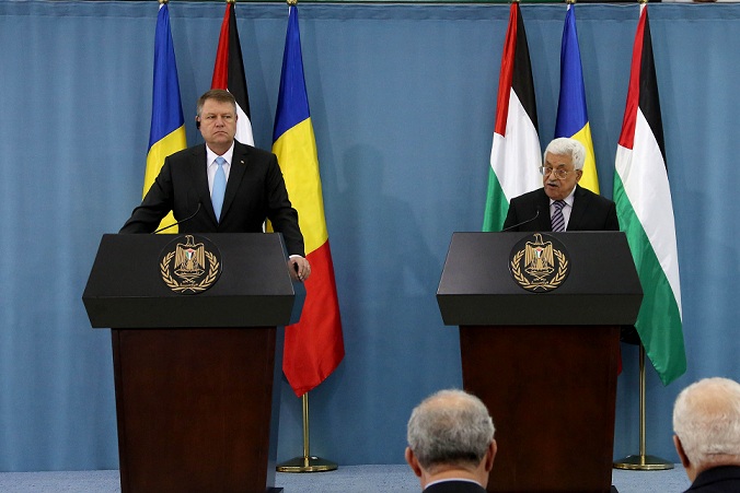 الرئيس في مؤتمر صحفي مع نظيره الروماني: أيدينا ممدودة للسلام المبني على العدل والحق