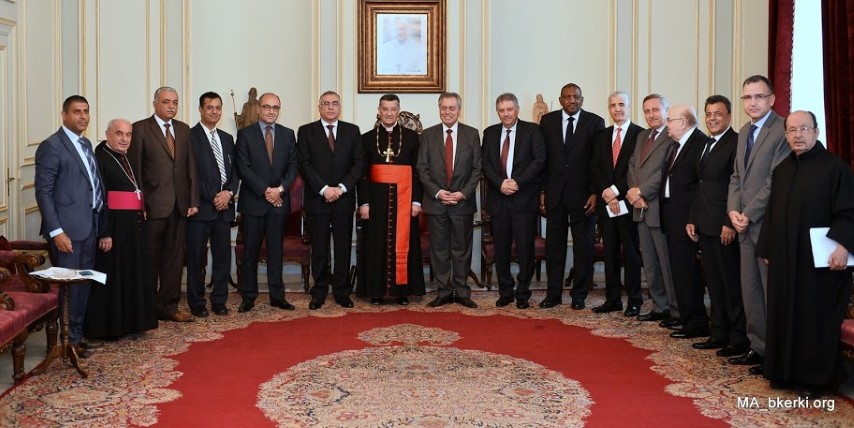 البطريرك الراعي يلتقي السفراء العرب المعتمدين في لبنان