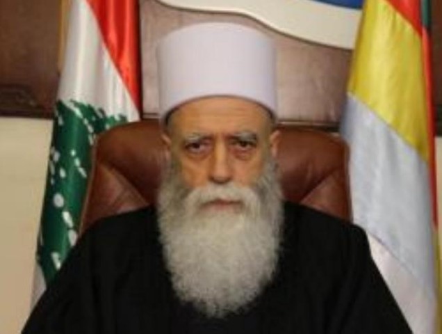 "شيخ طائفة الموحدين" في لبنان: بالتوحد تعود قضية فلسطين لواجهة الاهتمام