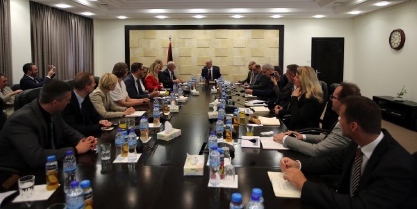 الحمد الله يطلع وفدا ألمانيا رفيعا على مستجدات العملية السياسية