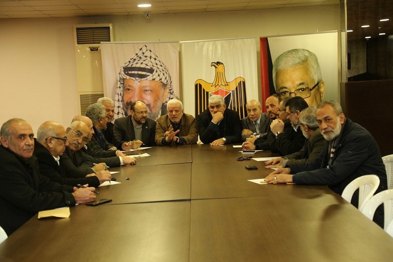 اجتماع طارئ للفصائل الفلسطينية  في مقر سفارة فلسطين