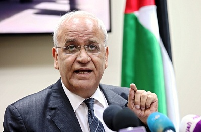 عريقات: القيادة والمجموعة العربية تدرسان امكانية التوجه لمجلس الأمن مجددا