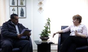 مديرة "التعاون": ندعم شعبنا حيثما تواجد ونقبل التمويل وفق أجندتنا الوطنية