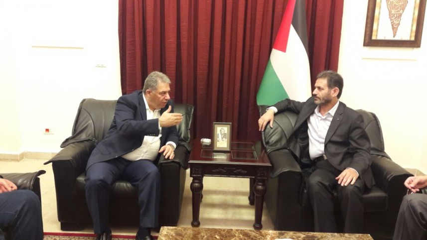 السفير دبور يستقبل ممثل الجهاد الاسلامي في لبنان