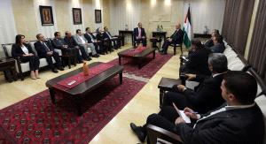 الحمد الله يبحث مع أمين عمان الكبرى تعزيز التعاون