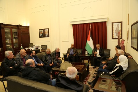 السفير دبور يستقبل قيادة حركة فتح في بيروت