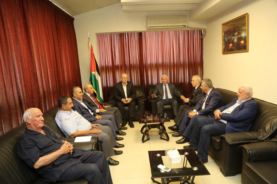 الاحمد يلتقي نائب الامين العام للجبهة الديمقراطية لتحرير فلسطين