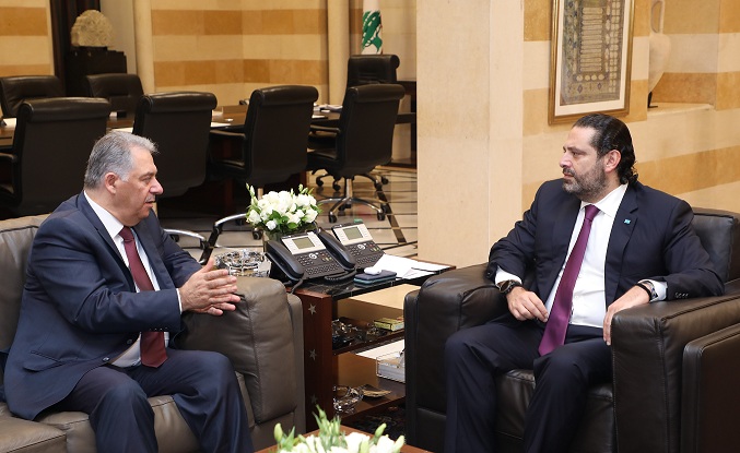 السفير دبور يلتقي رئيس الوزراء اللبناني سعد الحريري