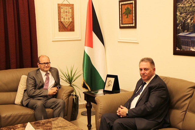 السفير دبور يستقبل سفير النمسا في لبنان