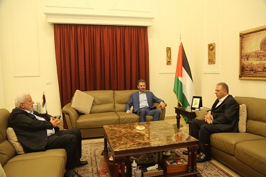 السفير دبور يستقبل ممثل حركة الجهاد الاسلامي في لبنان